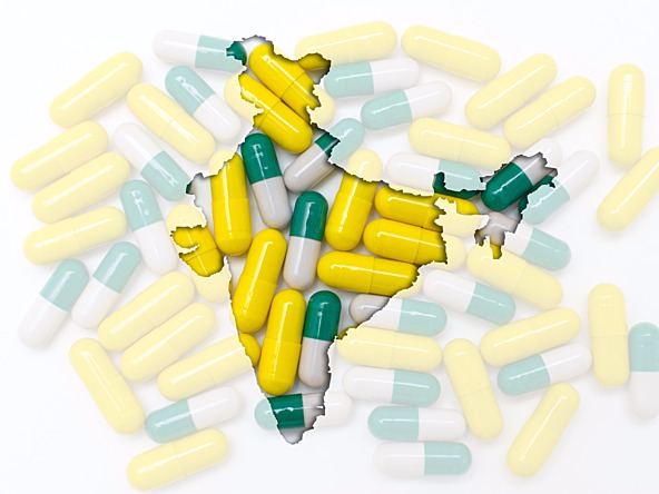 India pharmaceutical pills map_crop